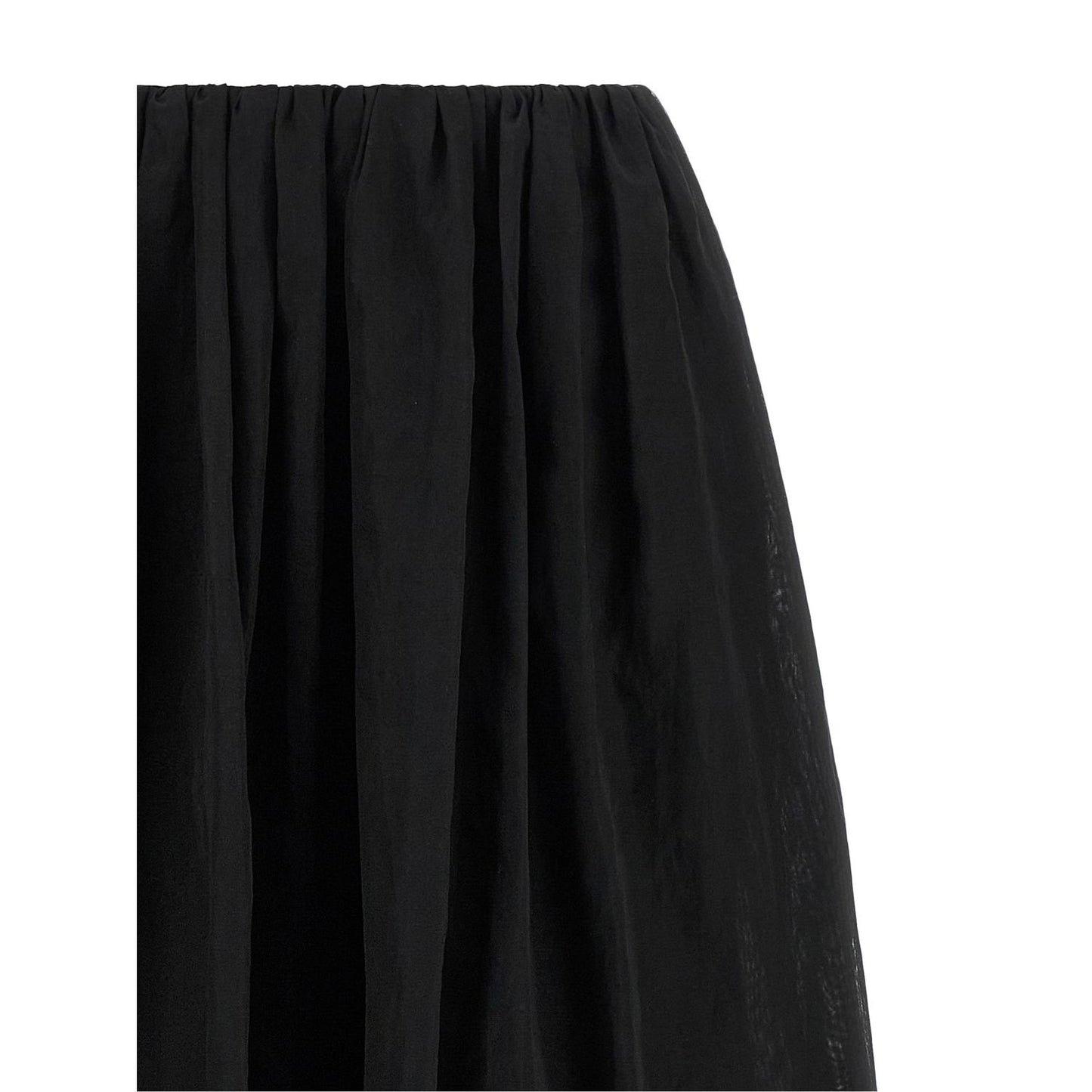 Brunello Cucinelli Black Cotton Mini Skirt
