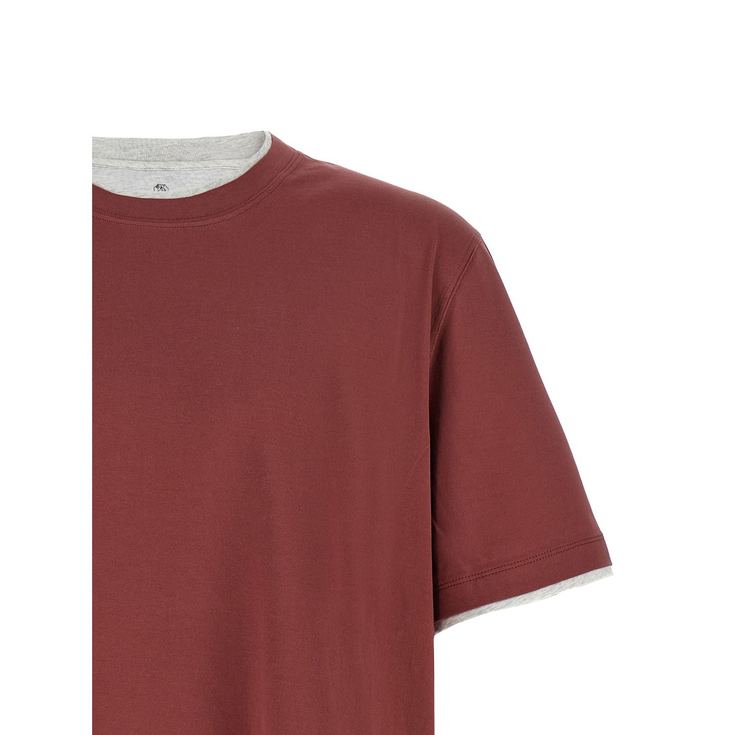 Brunello Cucinelli Multicolor Cotton T-Shirt