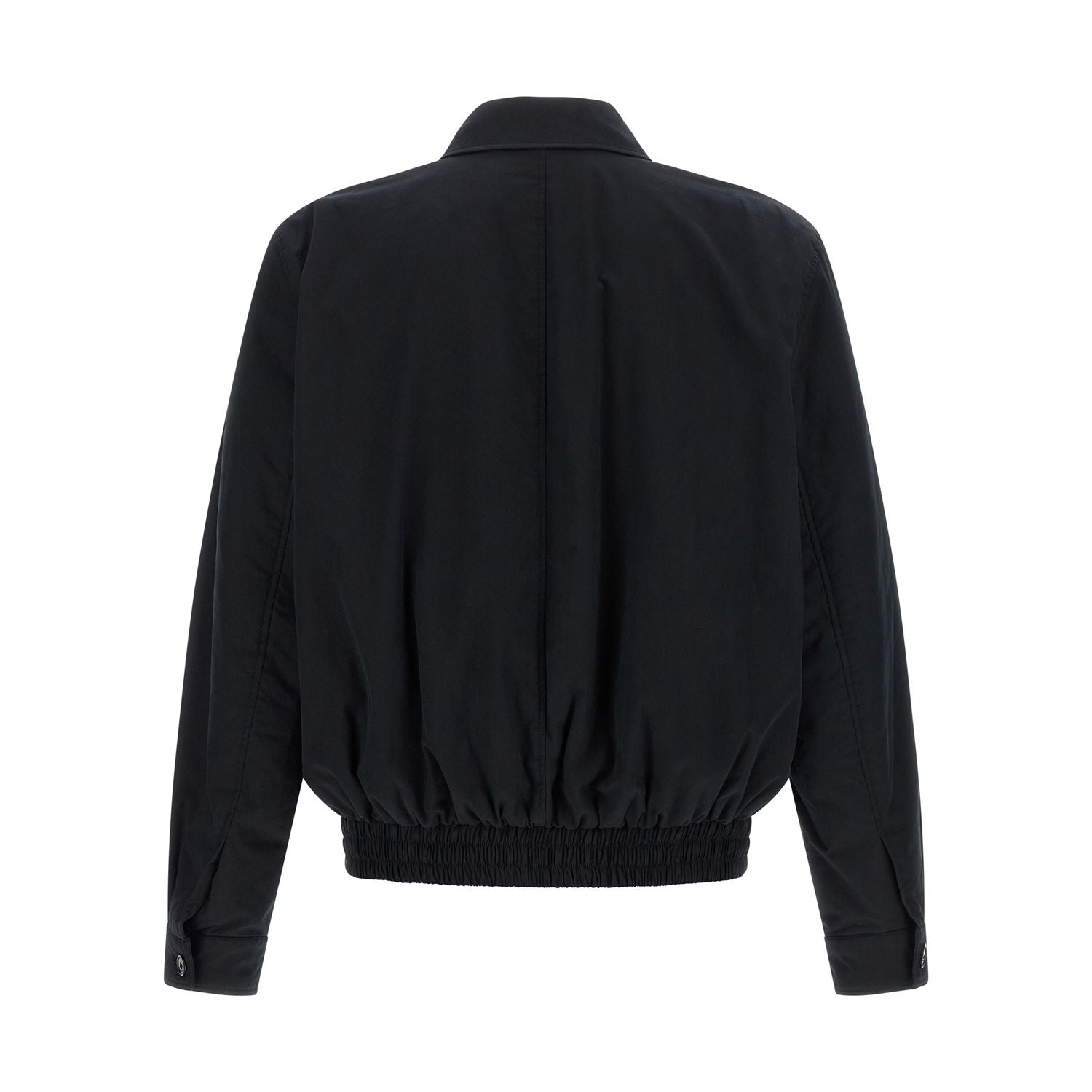 Saint Laurent Black Cotton Shell Jacket