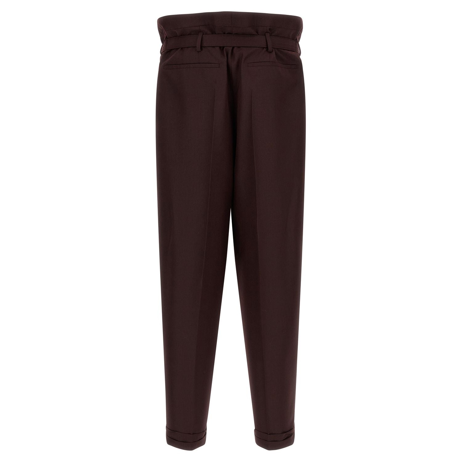 Saint Laurent Purple Wool Casual Pants