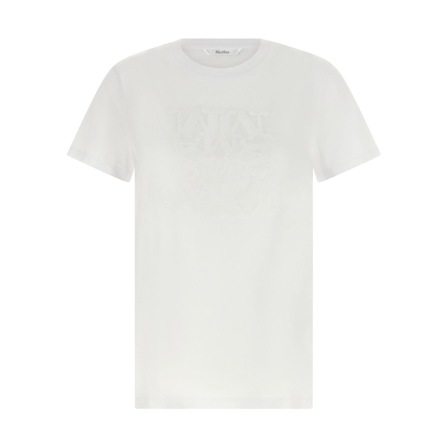 Max Mara White Cotton T-Shirt