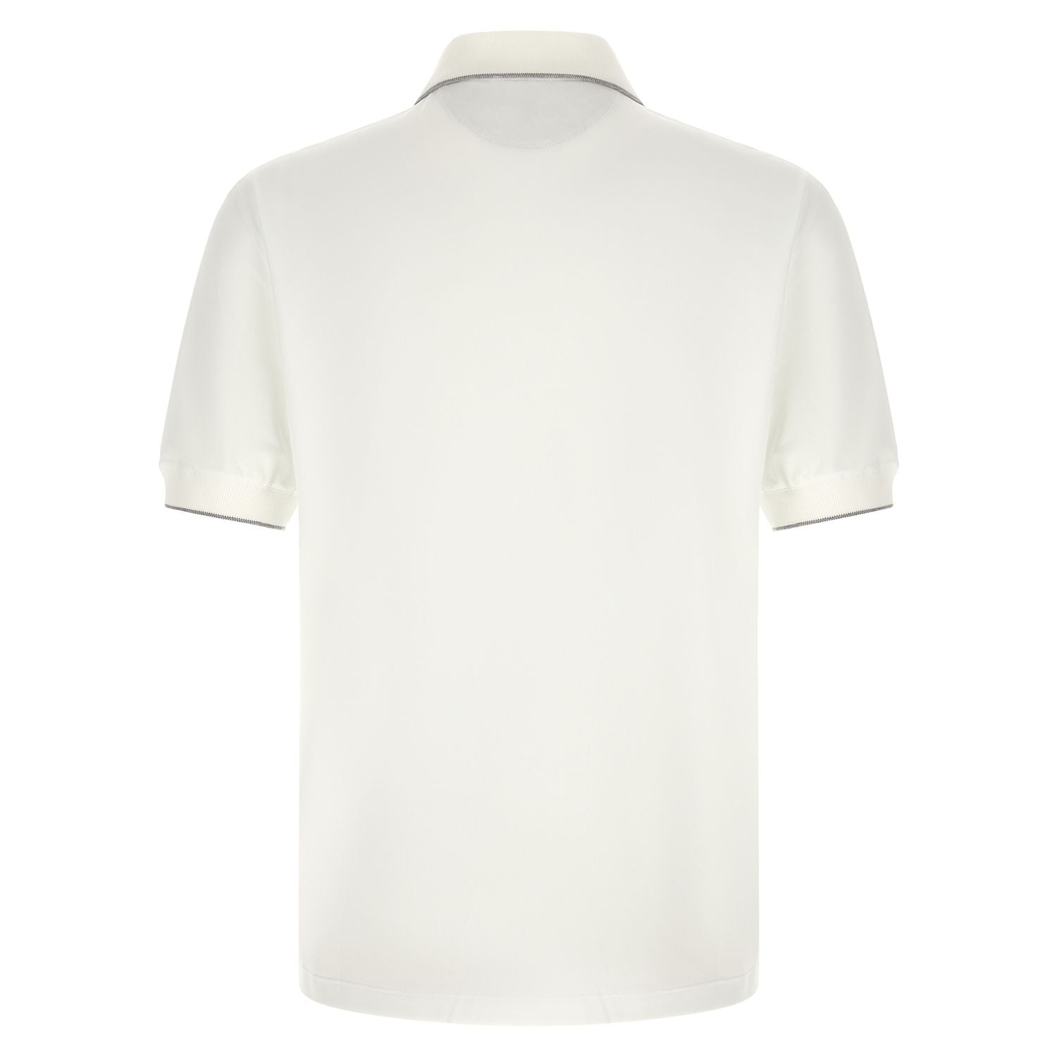 Brunello Cucinelli White Polyamide Polo Shirt