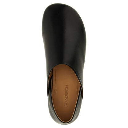 J.W.Anderson Black Lamb Leather Mules