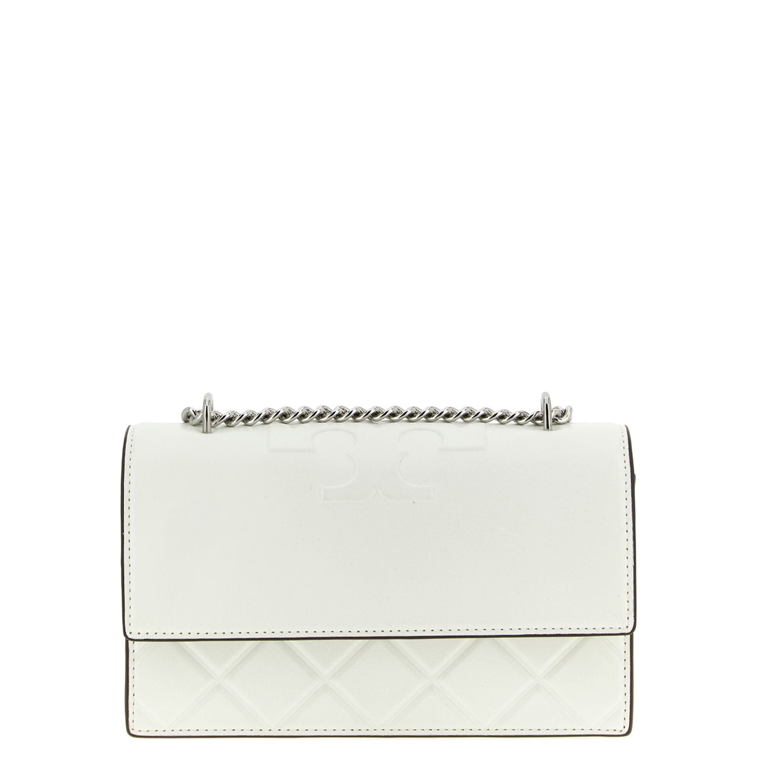 Tory Burch White Goatskin Crossbody Bag