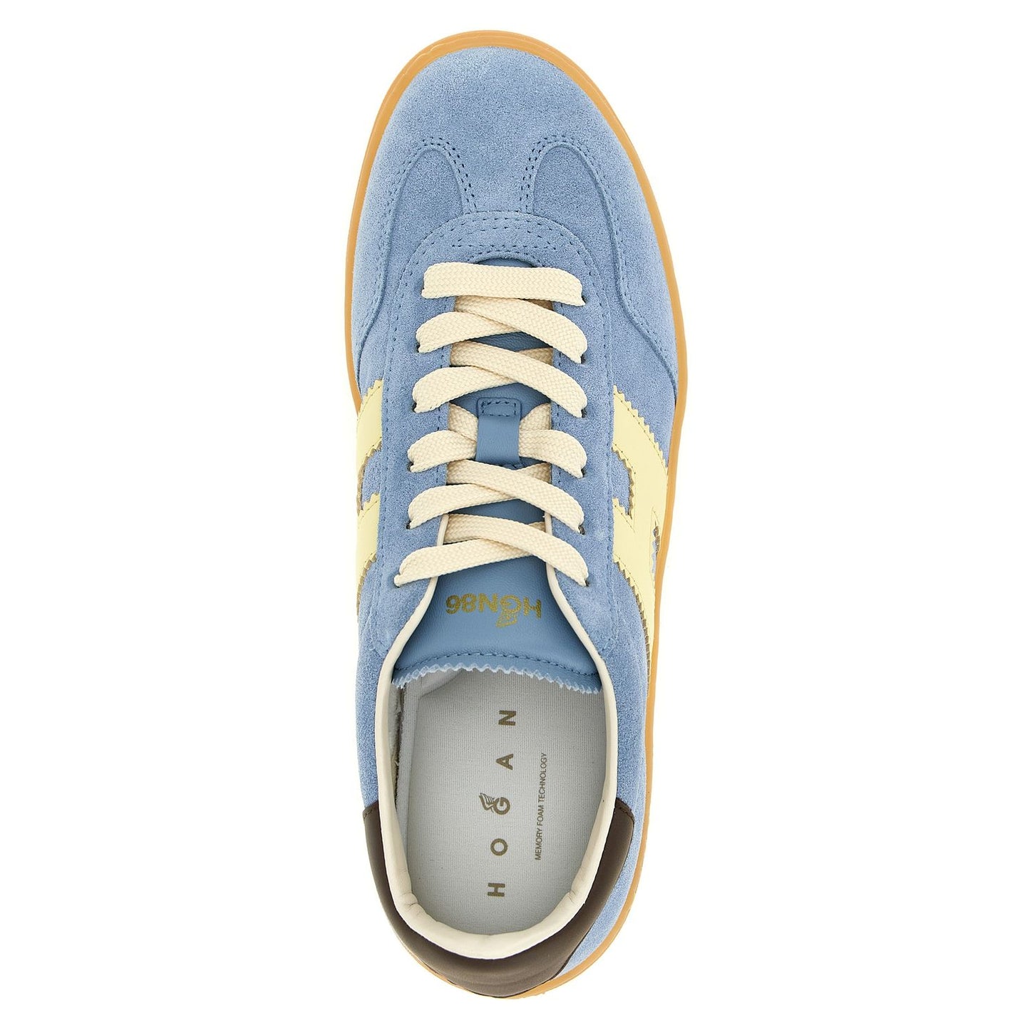 Hogan Blue Calfskin Sneakers