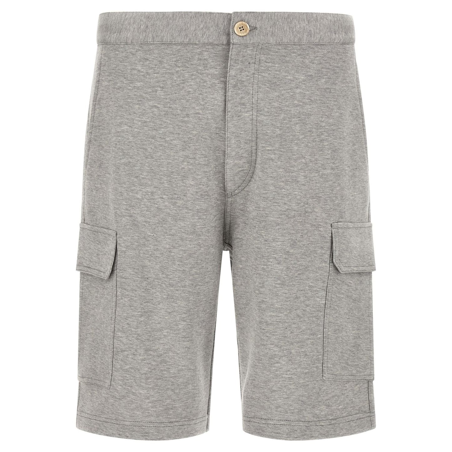 Brunello Cucinelli Gray Cotton Bermuda Shorts