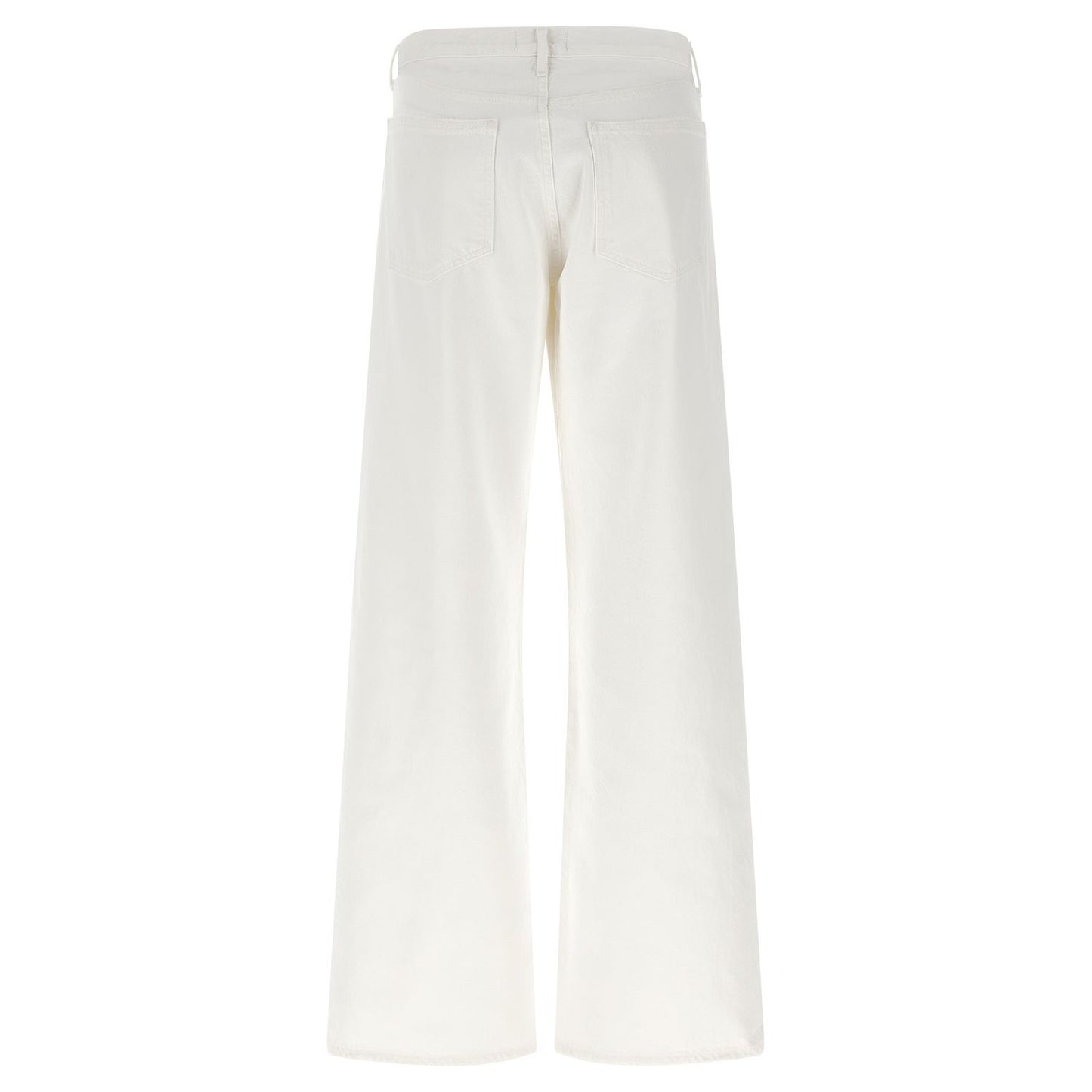 Agolde White Cotton Jeans Denim