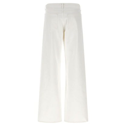 Agolde White Cotton Jeans Denim