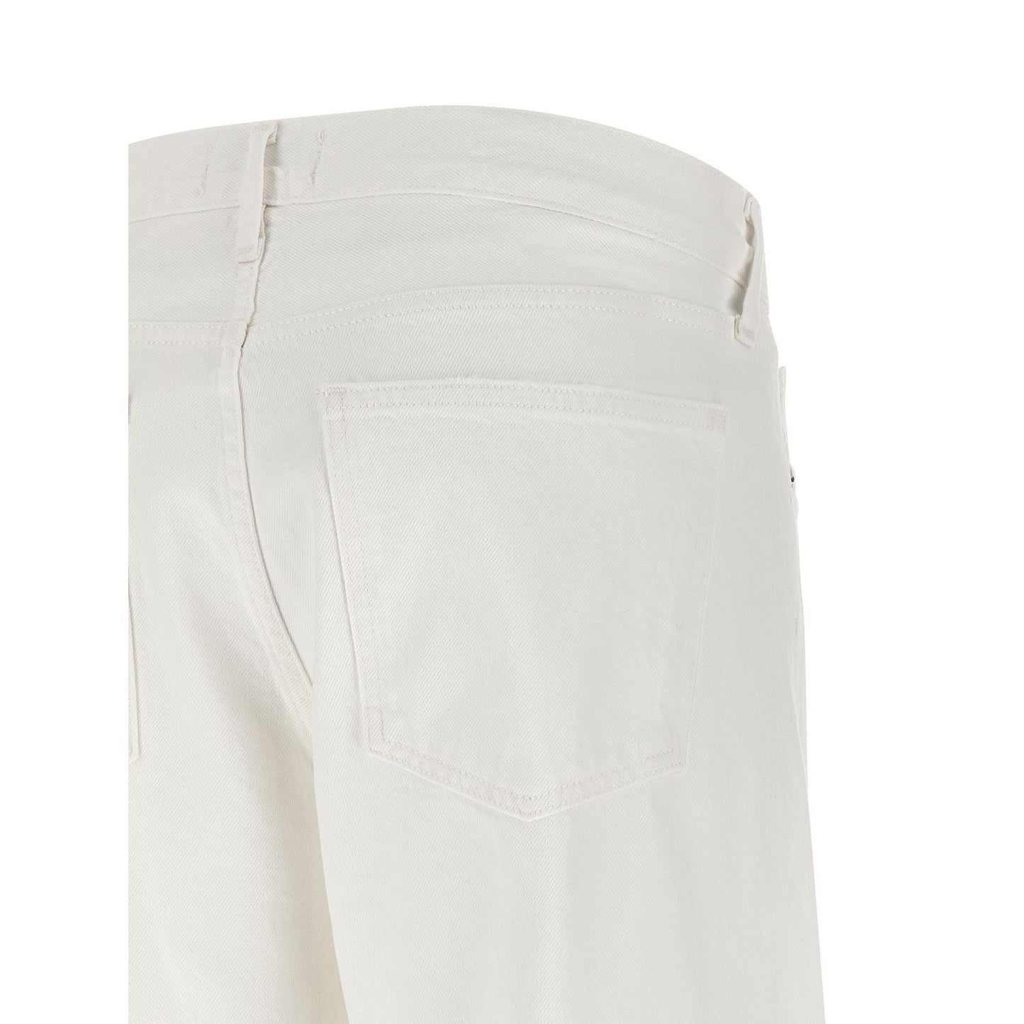 Agolde White Cotton Jeans Denim