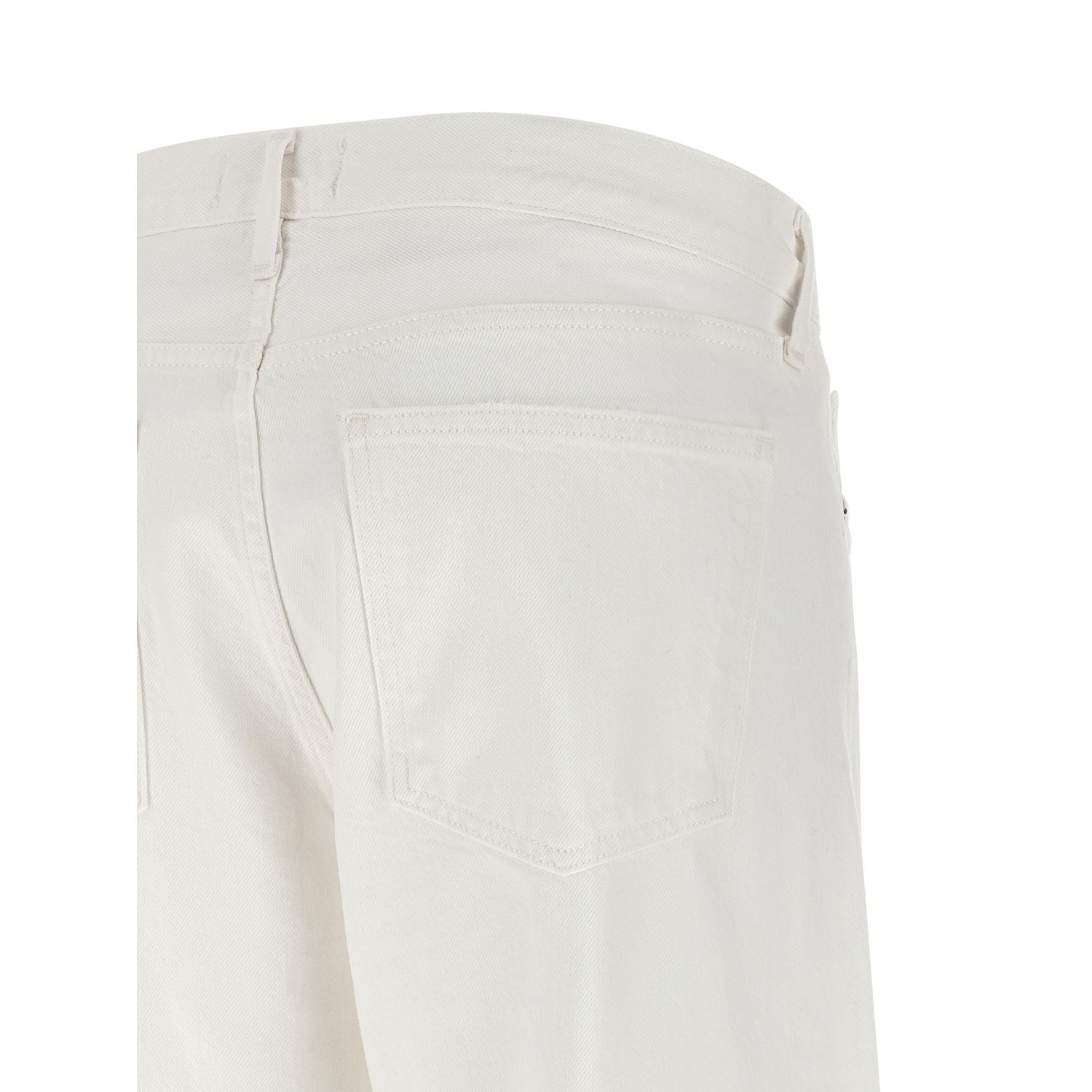 Agolde White Cotton Jeans Denim