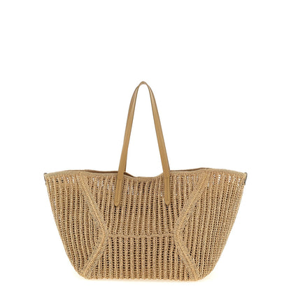 Brunello Cucinelli Beige Polyamide Shoulder Bag