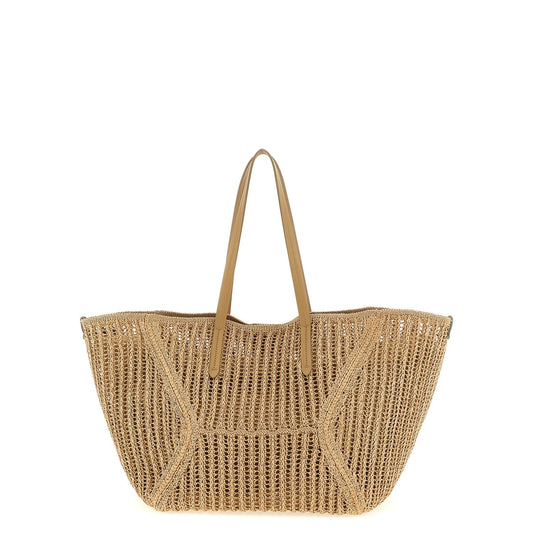 Brunello Cucinelli Beige Polyamide Shoulder Bag
