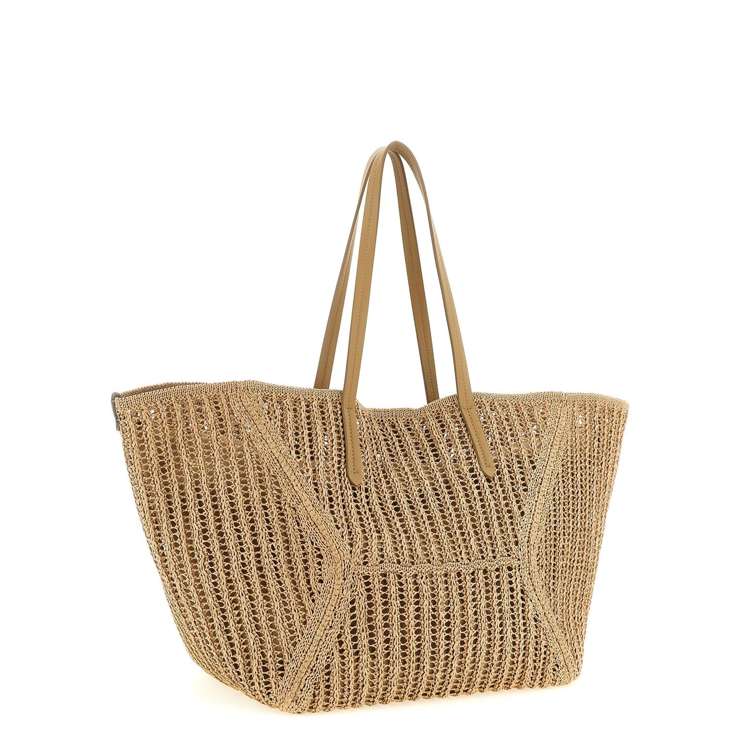 Brunello Cucinelli Beige Polyamide Shoulder Bag
