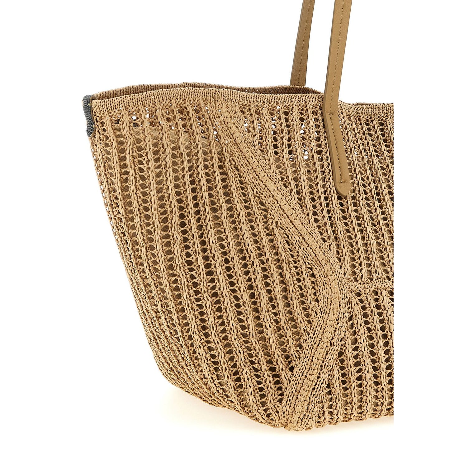 Brunello Cucinelli Beige Polyamide Shoulder Bag