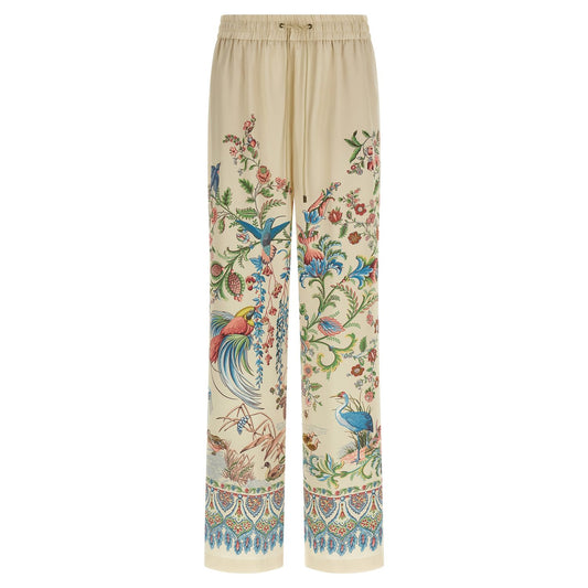 Etro Beige Polyester Casual Pants