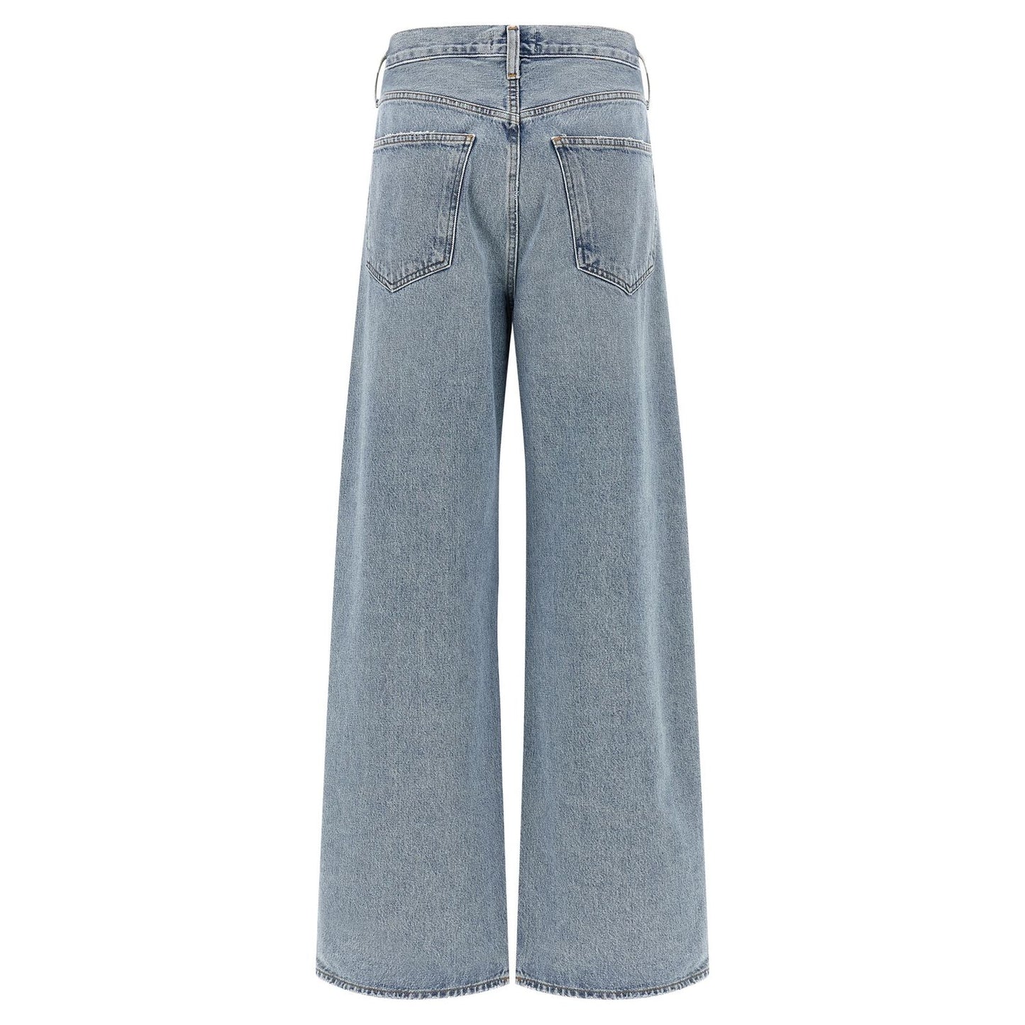 Agolde Blue Cotton Tapered Jeans
