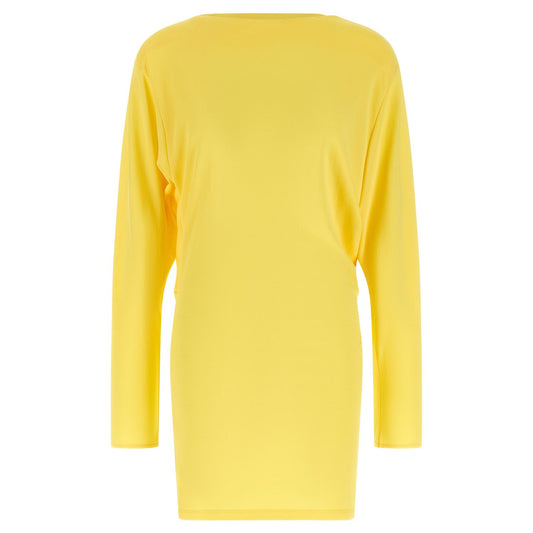 Jacquemus Bicolor Viscose Short Dress