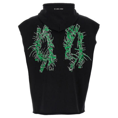 44 Label Group Black Cotton Sweatshirt