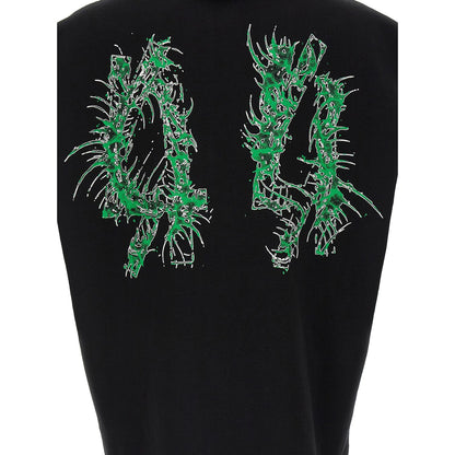 44 Label Group Black Cotton Sweatshirt