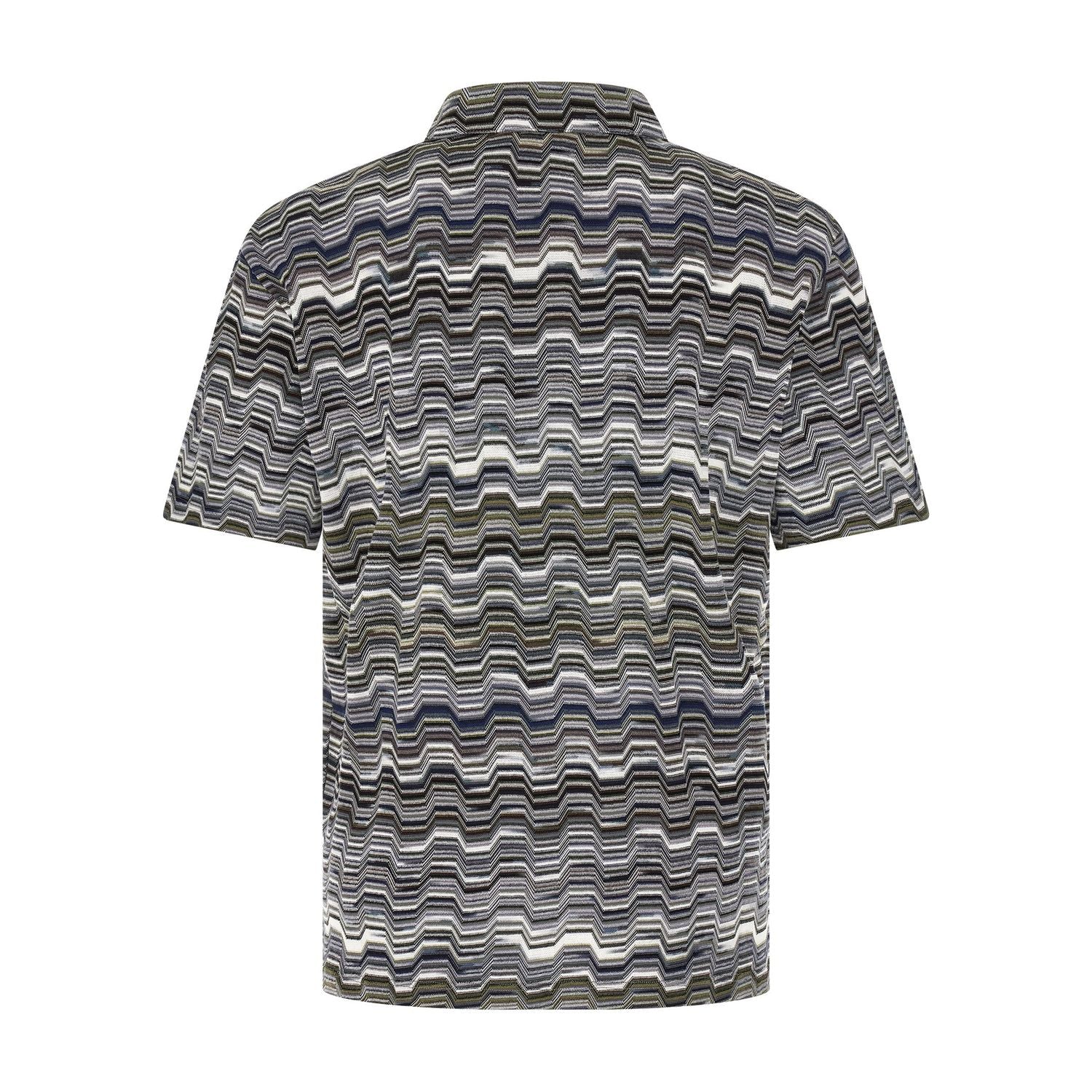 Missoni Bicolor Cotton Polo Shirt