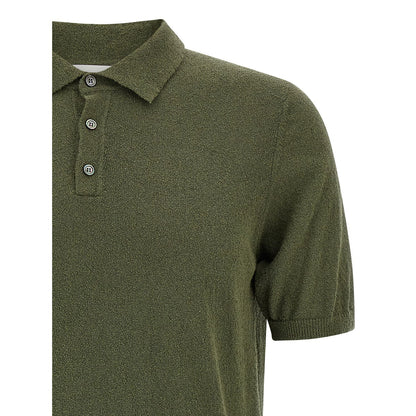Roberto Collina Bicolor Cotton Polo Shirt