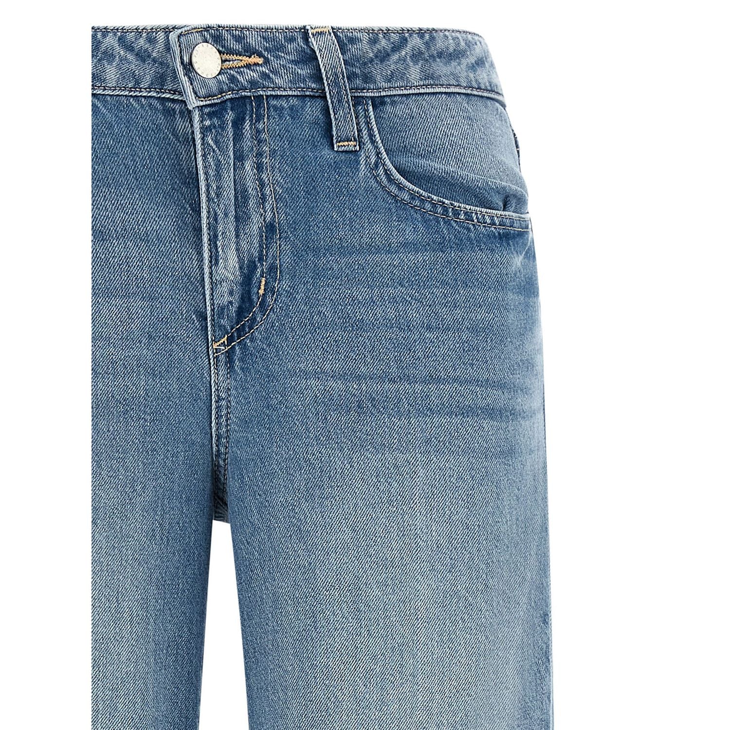 L'Agence Blue Cotton Jeans Denim