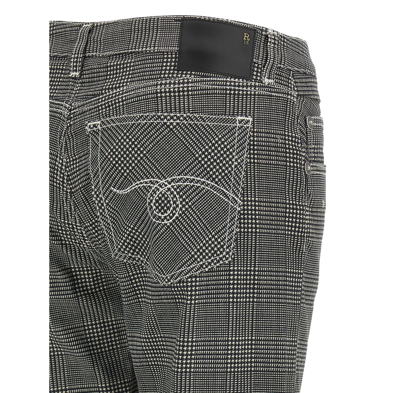 R13 Bicolor Cotton Casual Pants