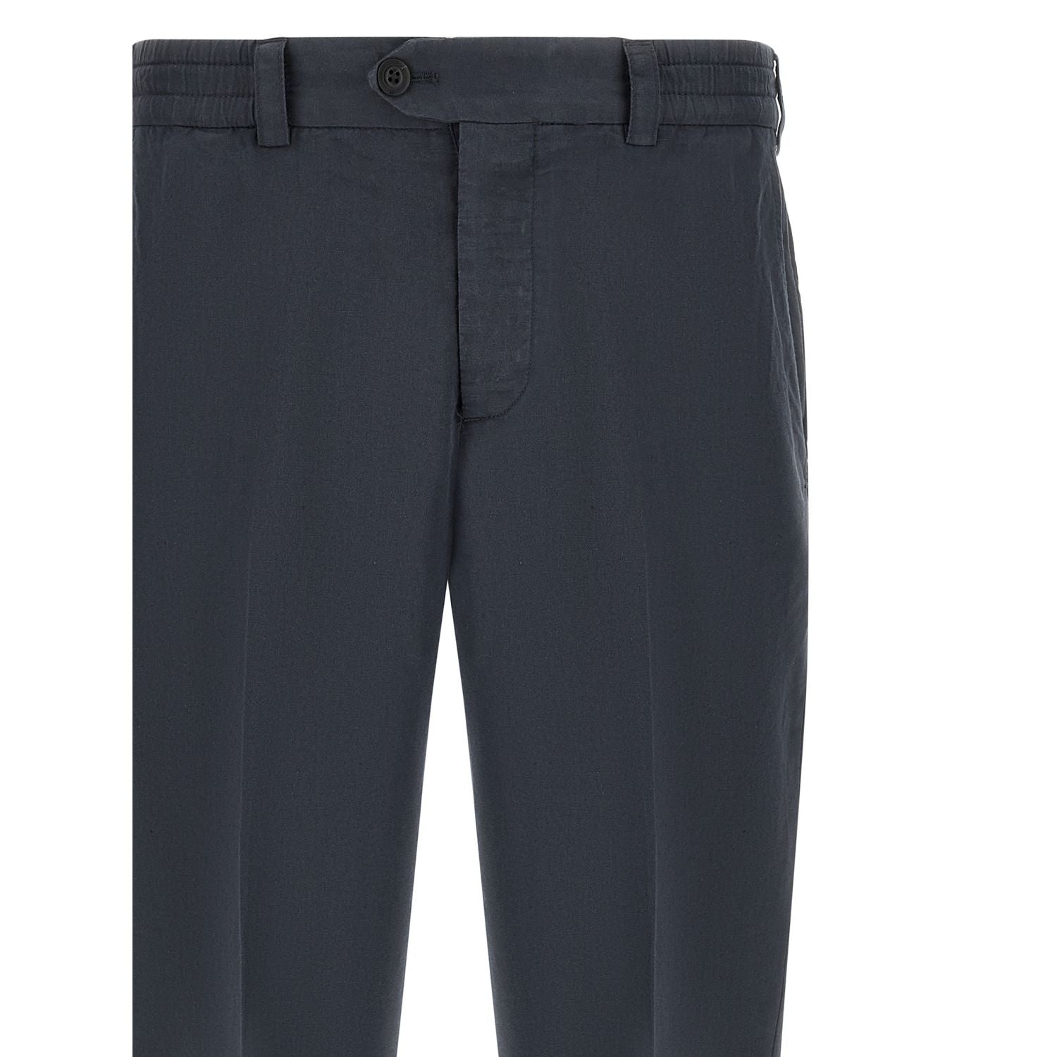 PT Torino Blue Linen Pants