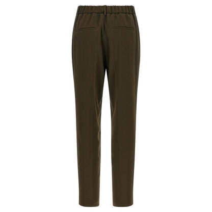 Alberto Biani Bicolor Triacetate Casual Pants