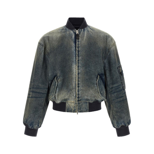 Balenciaga Gray Polyester Bomber