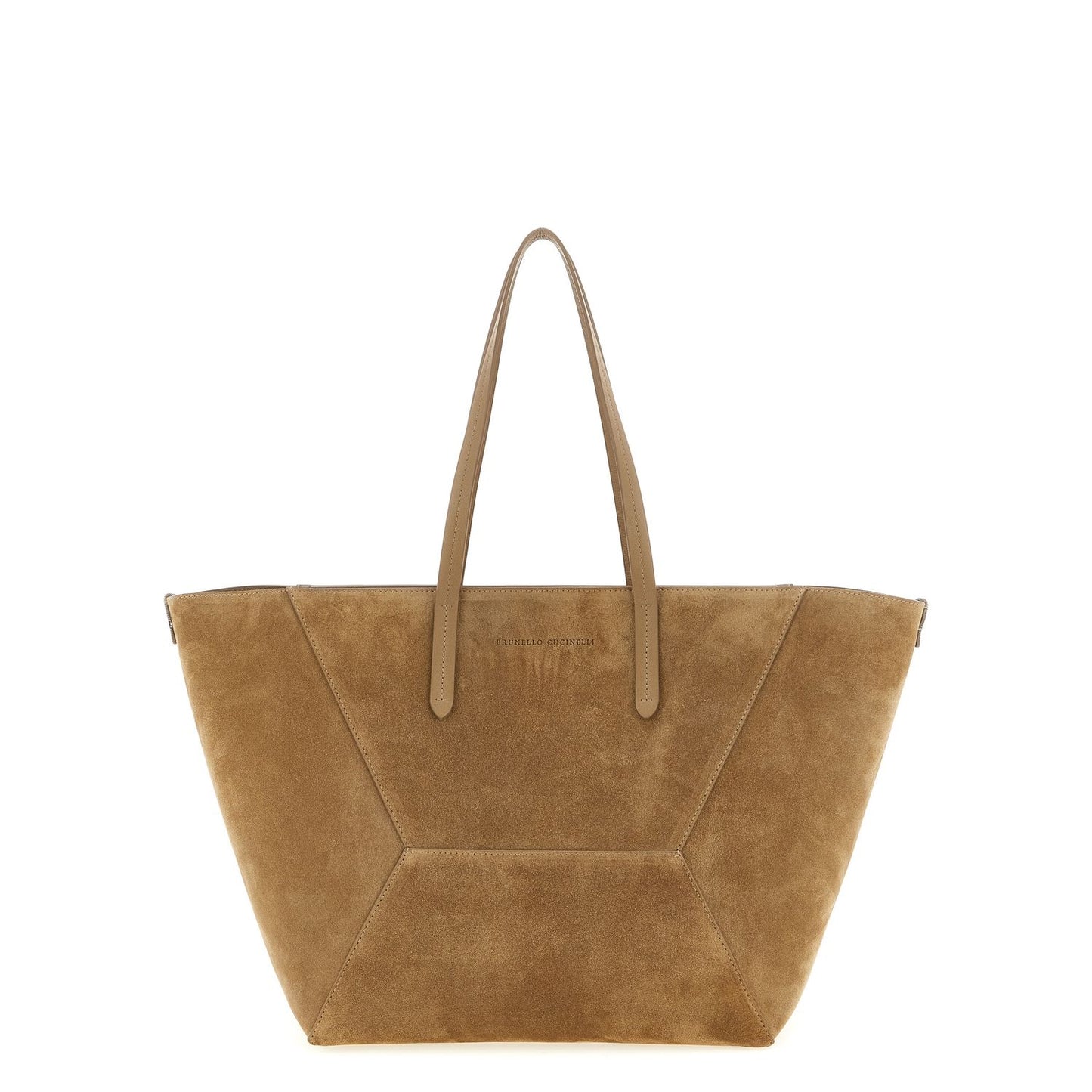 Brunello Cucinelli Brown Calfskin Shoulder Bag