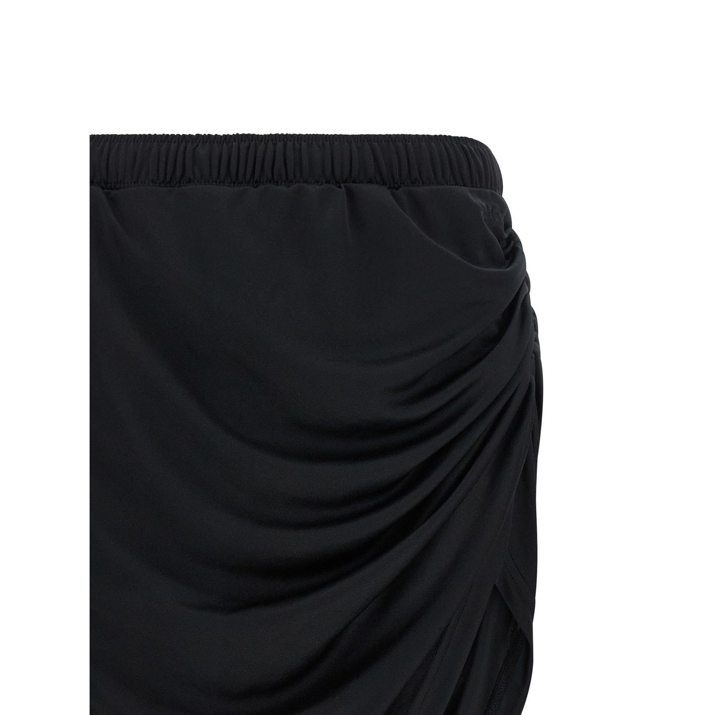 Courrèges Black Polyester Long Skirt