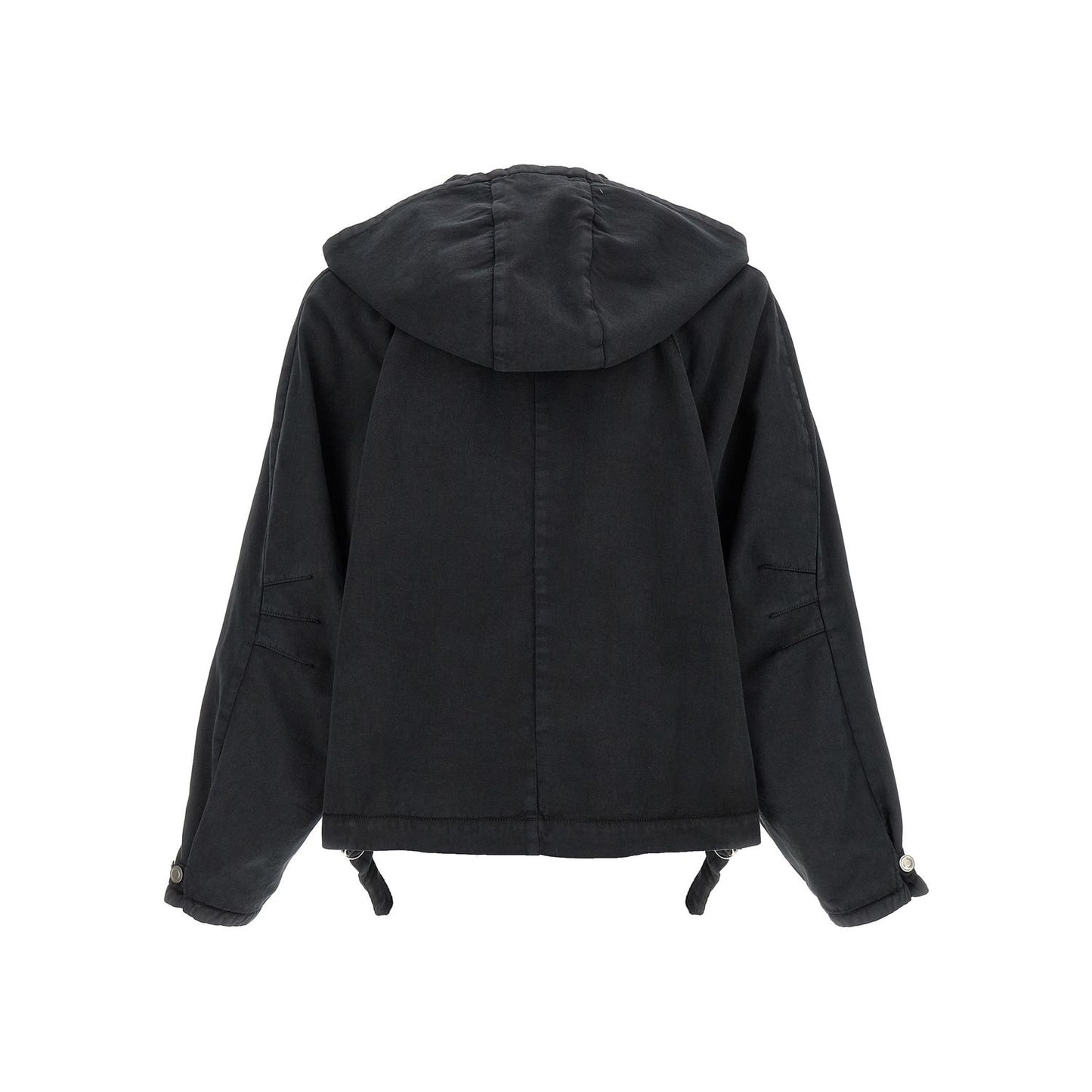 Namacheko Black Cotton Shell Jacket