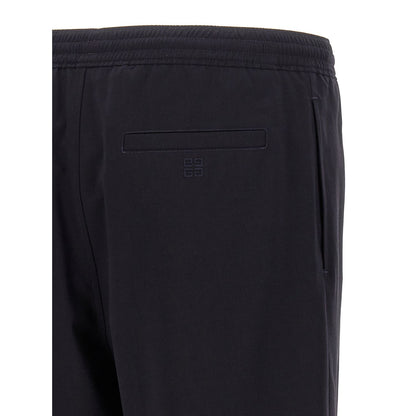 Givenchy Blue Elastane Bermuda Shorts