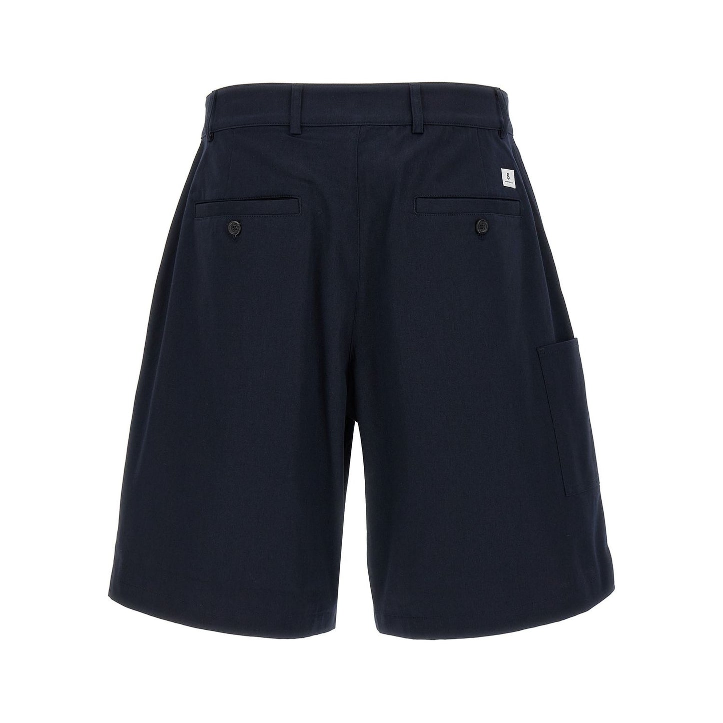 Department 5 Blue Cotton Bermuda Shorts