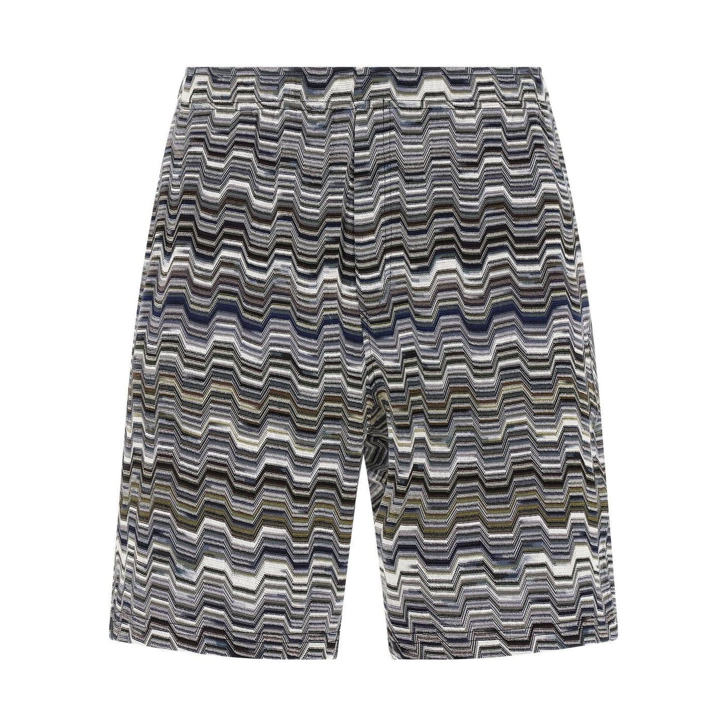 Missoni Bicolor Cotton Bermuda Shorts