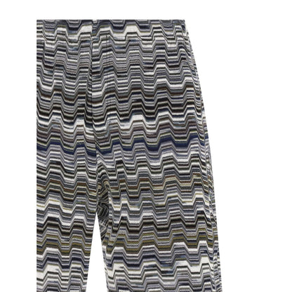 Missoni Bicolor Cotton Bermuda Shorts
