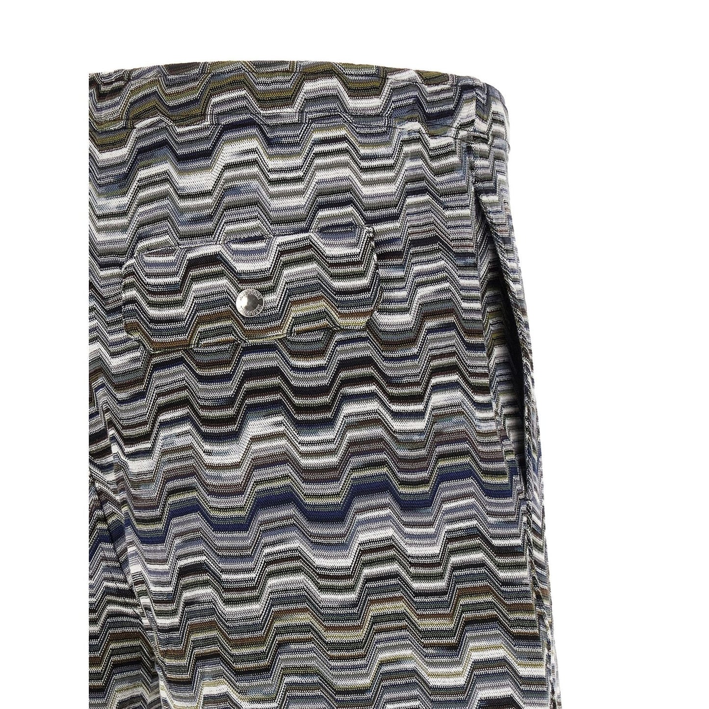 Missoni Bicolor Cotton Bermuda Shorts