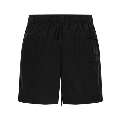 Entire Studios Black Cotton Bermuda Shorts