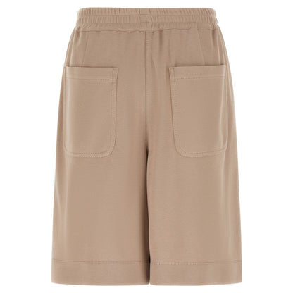 Brunello Cucinelli Brown Cotton Bermuda Shorts