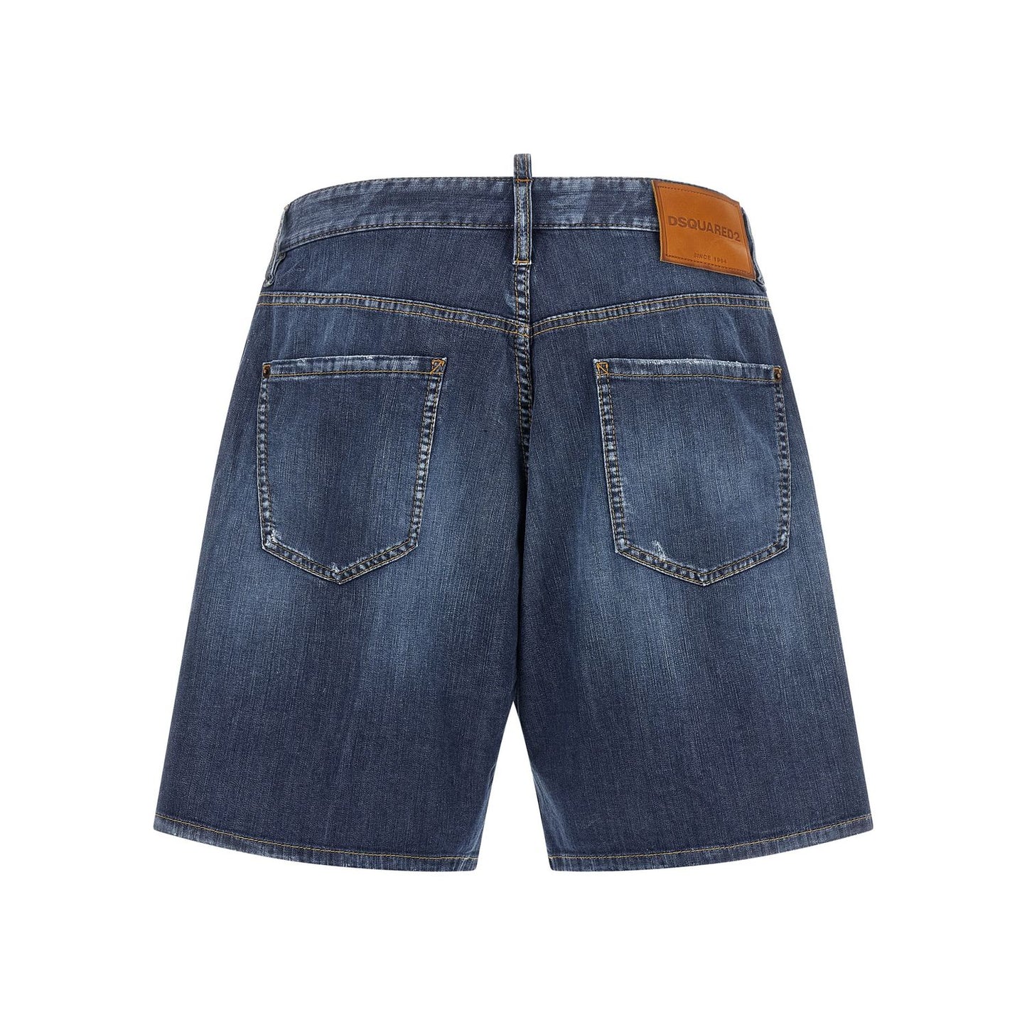 Dsquared² Blue Cotton Bermuda Shorts