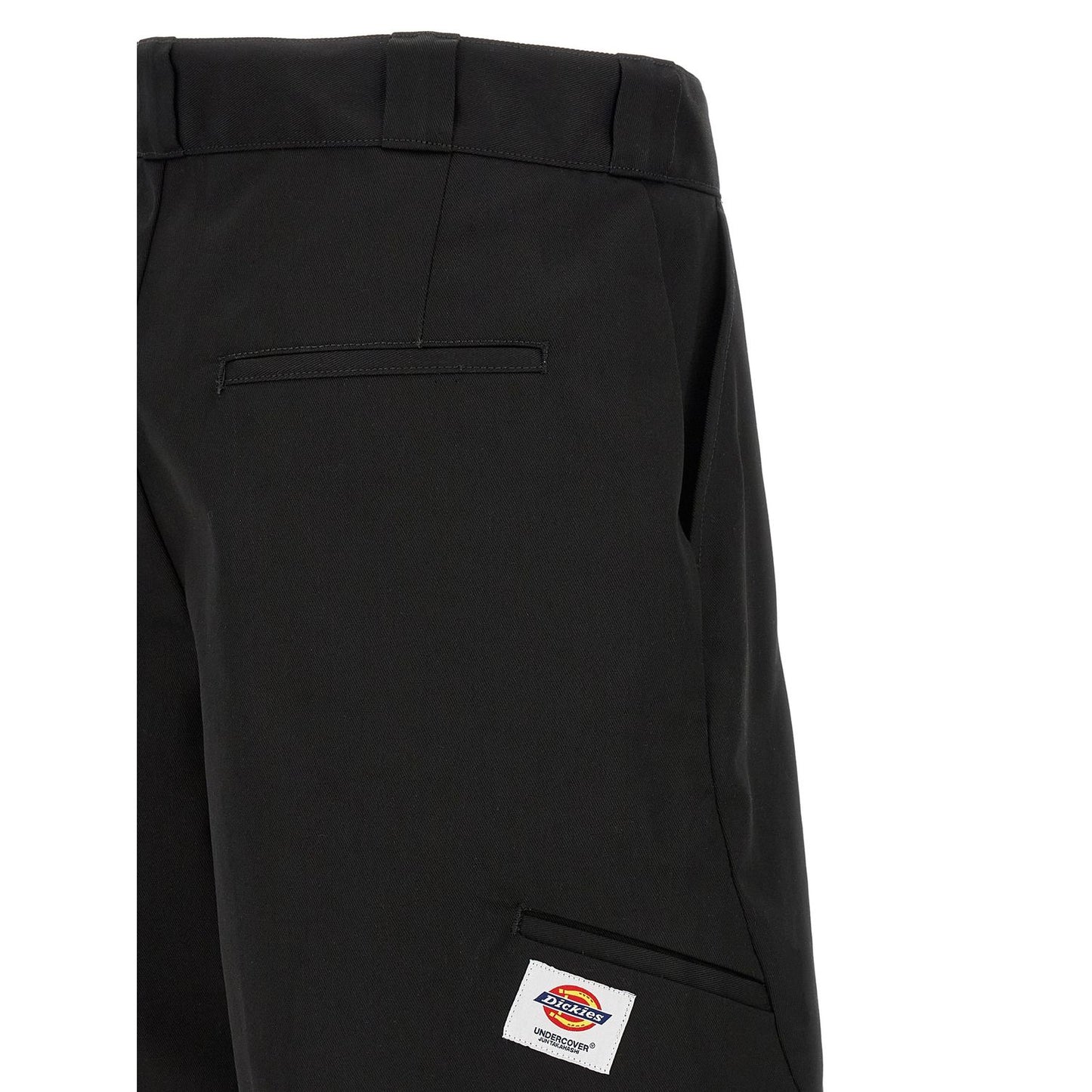 Undercover Black Polyester Bermuda Shorts