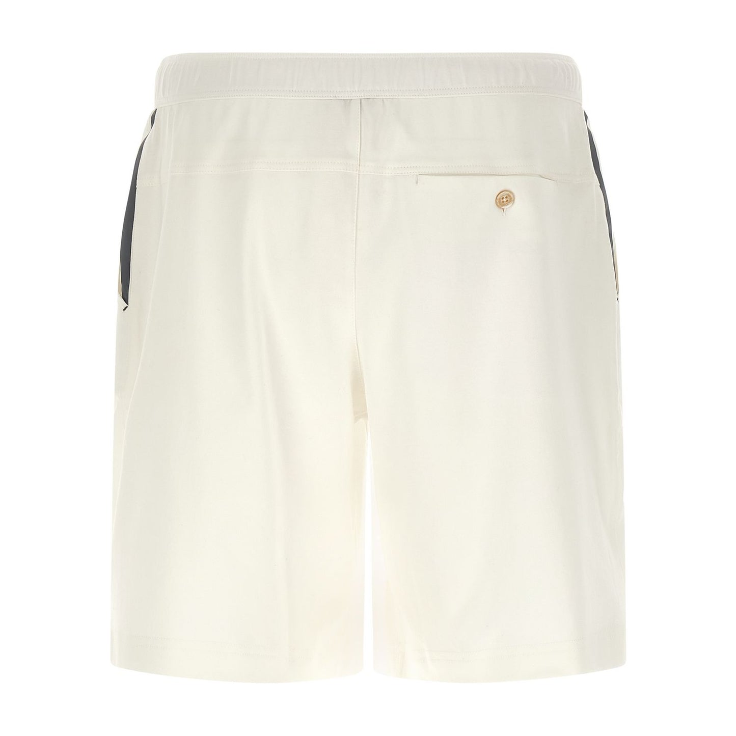 Brunello Cucinelli White Cotton Bermuda Shorts