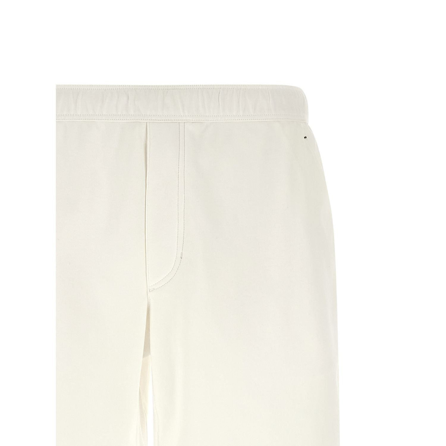 Brunello Cucinelli White Cotton Bermuda Shorts