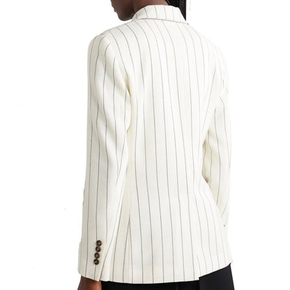 Brunello Cucinelli White Wool Blazer