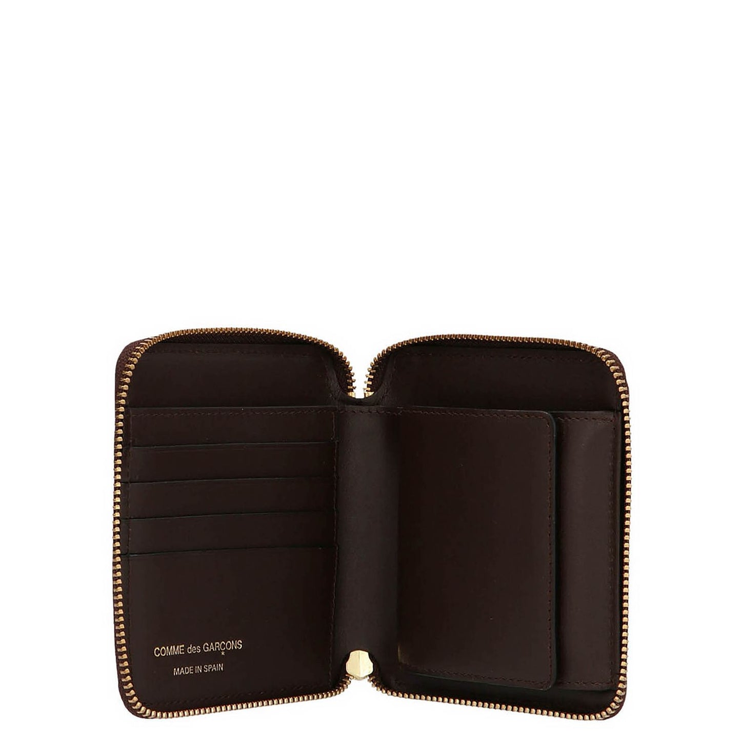 Comme Des Garçons Brown Cowhide Wallet