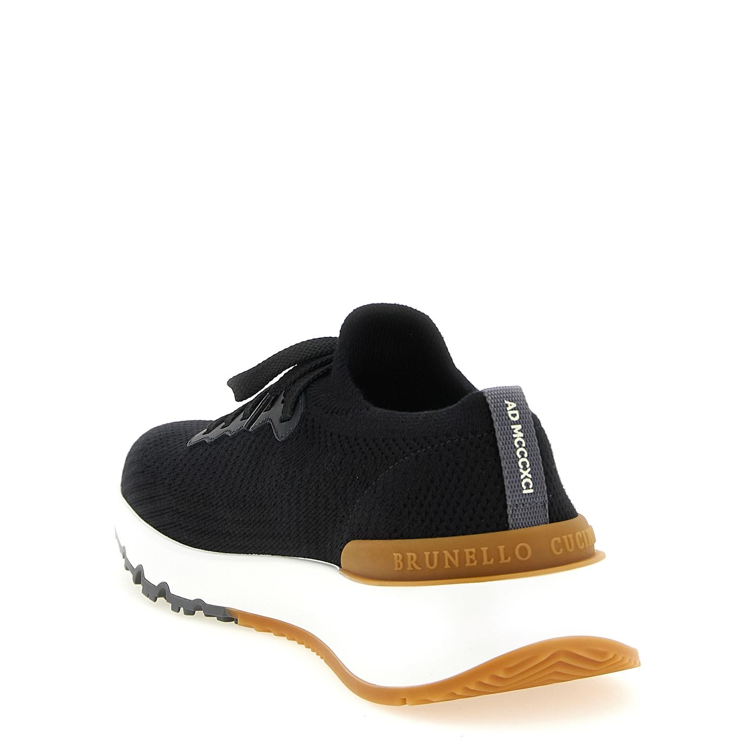 Brunello Cucinelli Black Polyethylene Athletic Sneakers