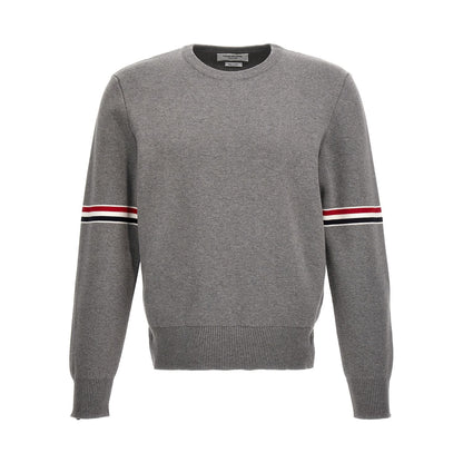 Thom Browne Gray Cotton Cardigan