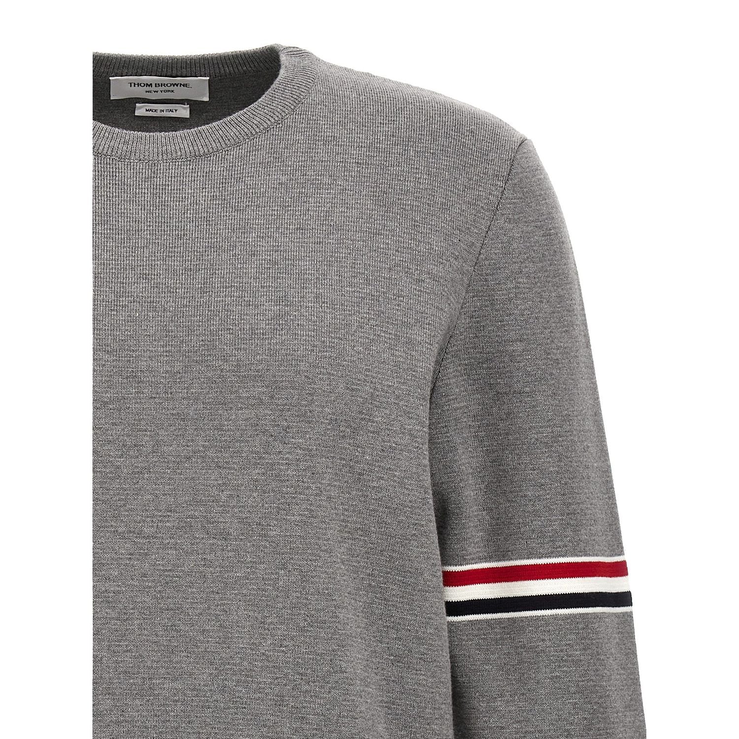 Thom Browne Gray Cotton Cardigan