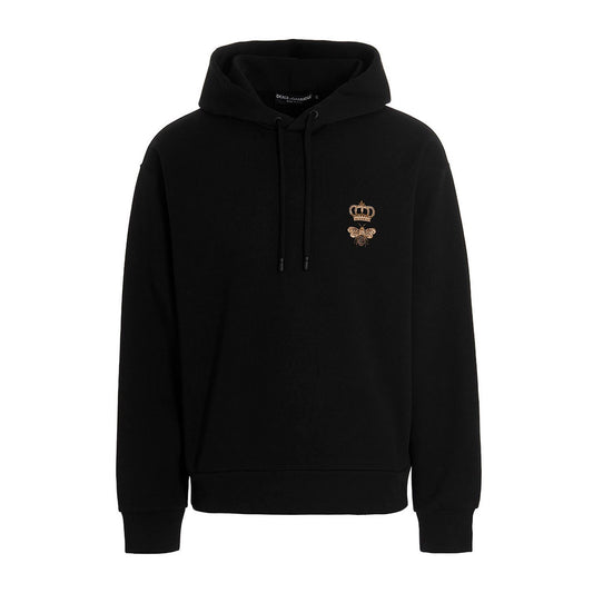 Dolce & Gabbana Black Cotton Sweatshirt